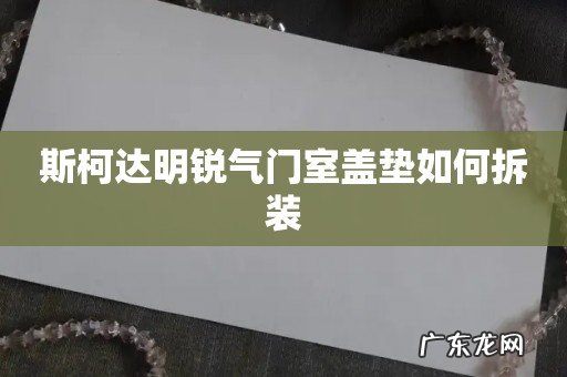 斯柯达明锐气门室盖垫如何拆装