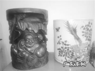 黑檀木笔筒重量有多少 清代黑檀木笔筒