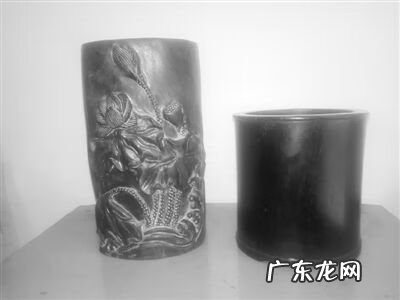 黑檀木笔筒重量有多少 清代黑檀木笔筒