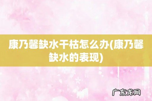康乃馨缺水的表现 康乃馨缺水干枯怎么办