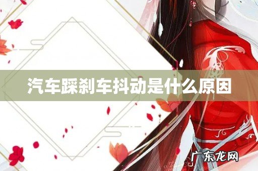 汽车踩刹车抖动是什么原因