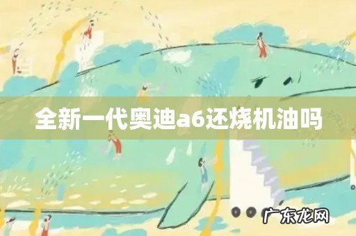 全新一代奥迪a6还烧机油吗