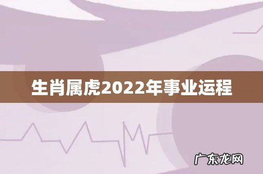 生肖属虎2022年事业运程