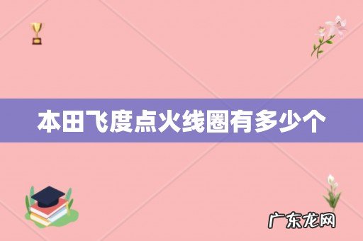 本田飞度点火线圈有多少个