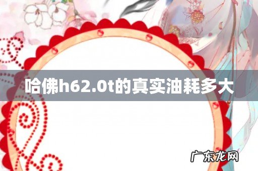 哈佛h62.0t的真实油耗多大