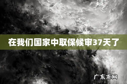 在我们国家中取保候审37天了