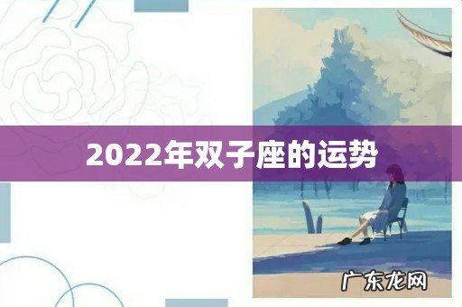 2022年双子座的运势