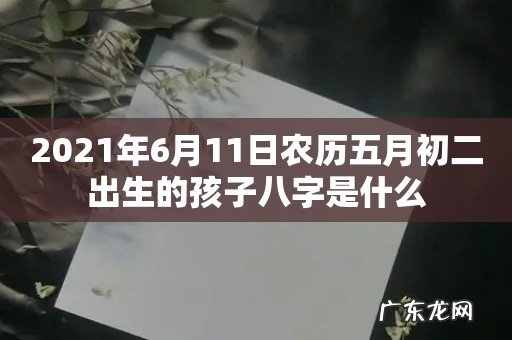 2021年6月11日农历五月初二出生的孩子八字是什么
