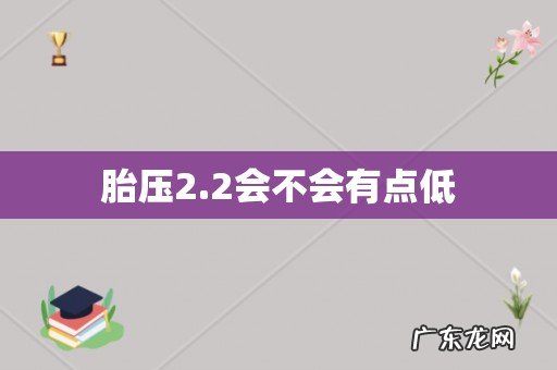 胎压2.2会不会有点低