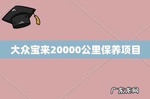 大众宝来20000公里保养项目