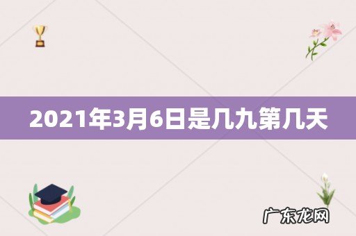 2021年3月6日是几九第几天