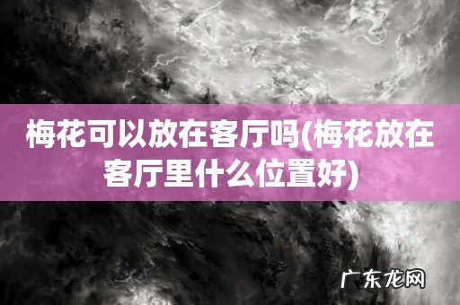 梅花放在客厅里什么位置好 梅花可以放在客厅吗