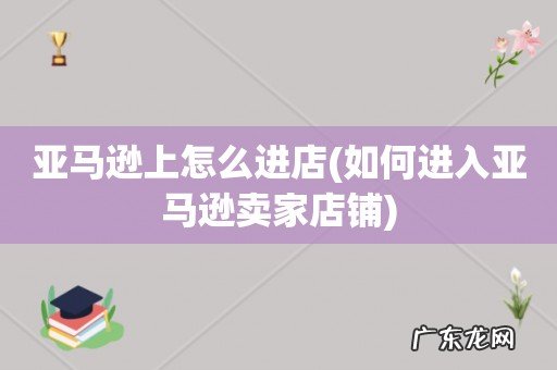 如何进入亚马逊卖家店铺 亚马逊上怎么进店