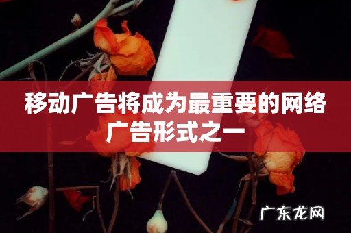 移动广告将成为最重要的网络广告形式之一