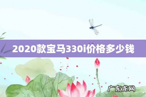 2020款宝马330i价格多少钱