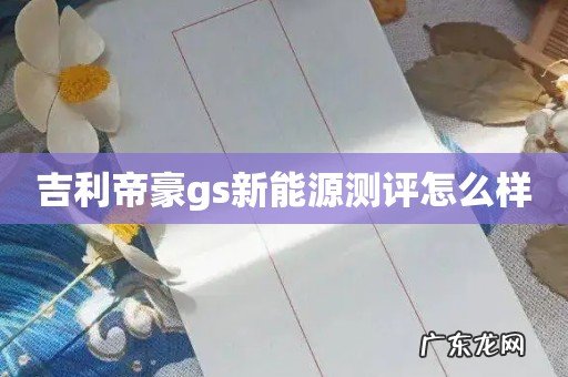 吉利帝豪gs新能源测评怎么样