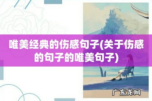 关于伤感的句子的唯美句子 唯美经典的伤感句子