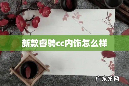 新款睿骋cc内饰怎么样
