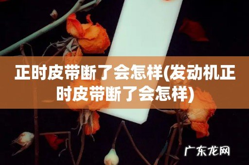 发动机正时皮带断了会怎样 正时皮带断了会怎样