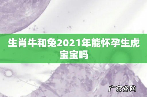 生肖牛和兔2021年能怀孕生虎宝宝吗