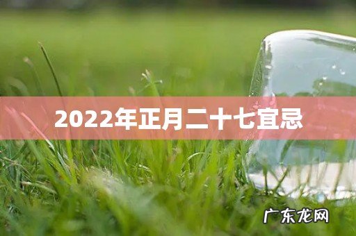 2022年正月二十七宜忌