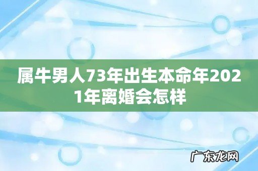 属牛男人73年出生本命年2021年离婚会怎样