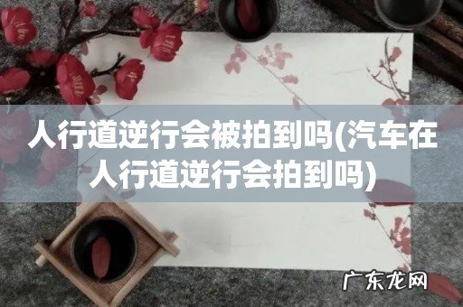 汽车在人行道逆行会拍到吗 人行道逆行会被拍到吗