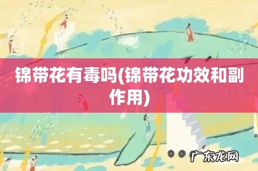 锦带花功效和副作用 锦带花有毒吗