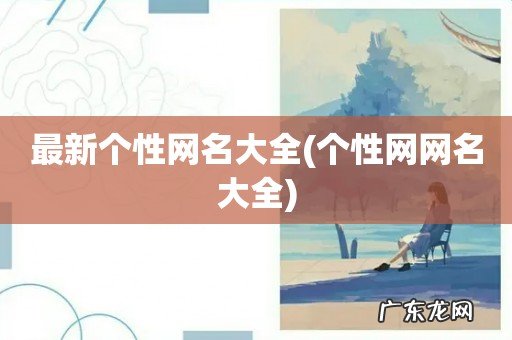 个性网网名大全 最新个性网名大全