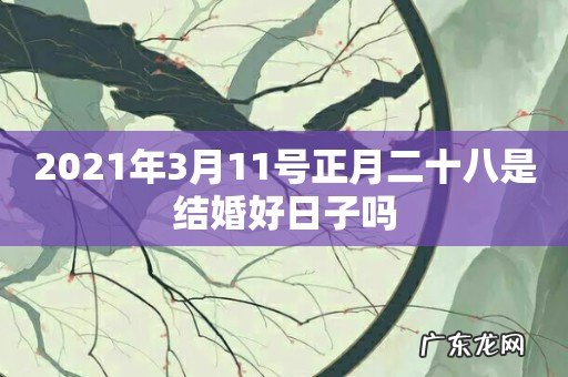 2021年3月11号正月二十八是结婚好日子吗