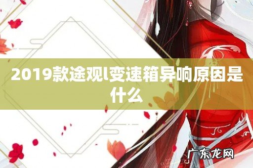 2019款途观l变速箱异响原因是什么