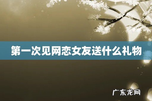 第一次见网恋女友送什么礼物