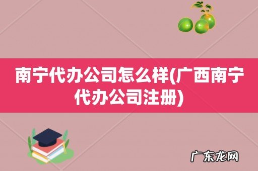 广西南宁代办公司注册 南宁代办公司怎么样