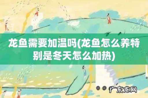 龙鱼怎么养特别是冬天怎么加热 龙鱼需要加温吗