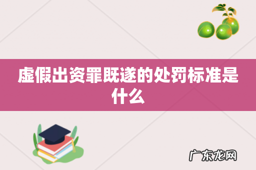 虚假出资罪既遂的处罚标准是什么