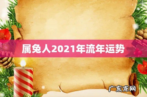 属兔人2021年流年运势