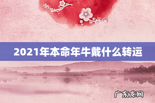2021年本命年牛戴什么转运
