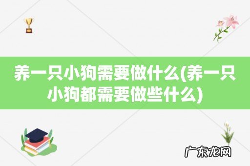 养一只小狗都需要做些什么 养一只小狗需要做什么