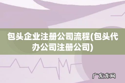 包头代办公司注册公司 包头企业注册公司流程