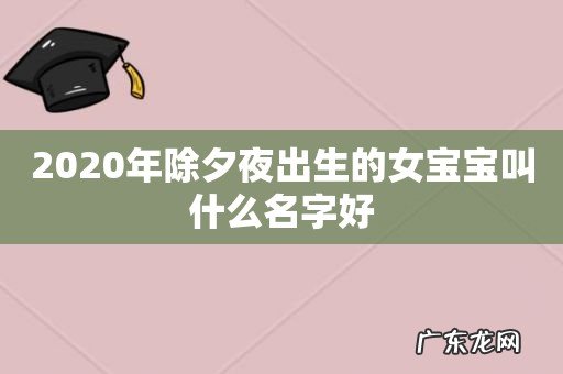 2020年除夕夜出生的女宝宝叫什么名字好