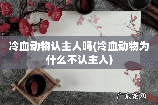 冷血动物为什么不认主人 冷血动物认主人吗