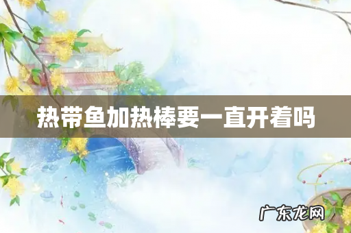 热带鱼加热棒要一直开着吗