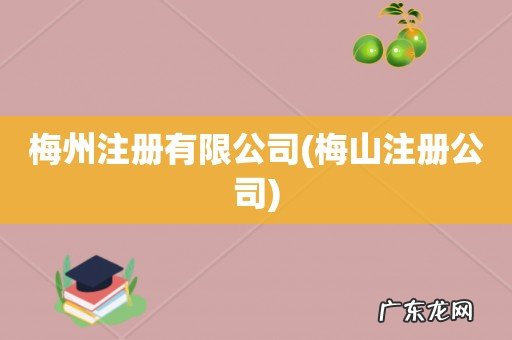 梅山注册公司 梅州注册有限公司