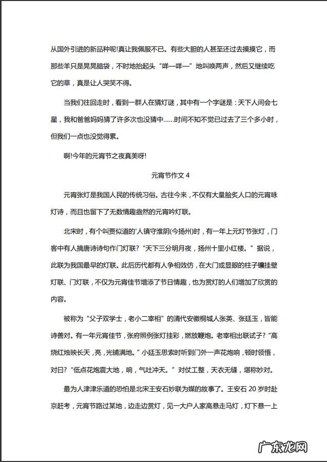 介绍元宵节的作文 有关元宵节的作文600字