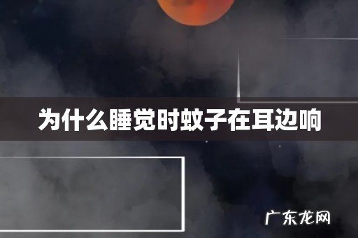 为什么睡觉时蚊子在耳边响