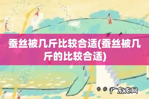 蚕丝被几斤的比较合适 蚕丝被几斤比较合适