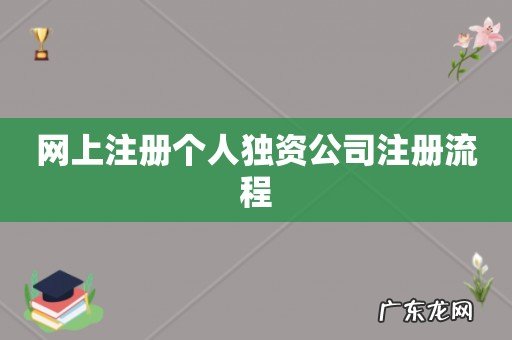 网上注册个人独资公司注册流程