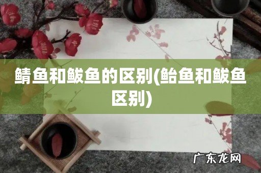 鲐鱼和鲅鱼区别 鲭鱼和鲅鱼的区别