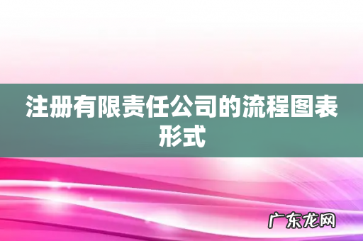 注册有限责任公司的流程图表形式