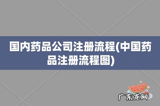 中国药品注册流程图 国内药品公司注册流程